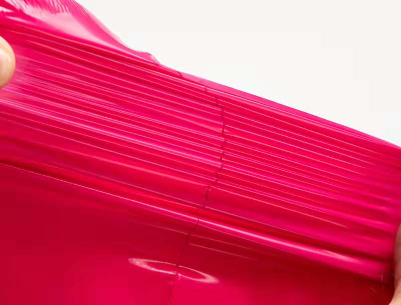 瑶海玫红色快递袋-05